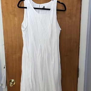 White cotton dress